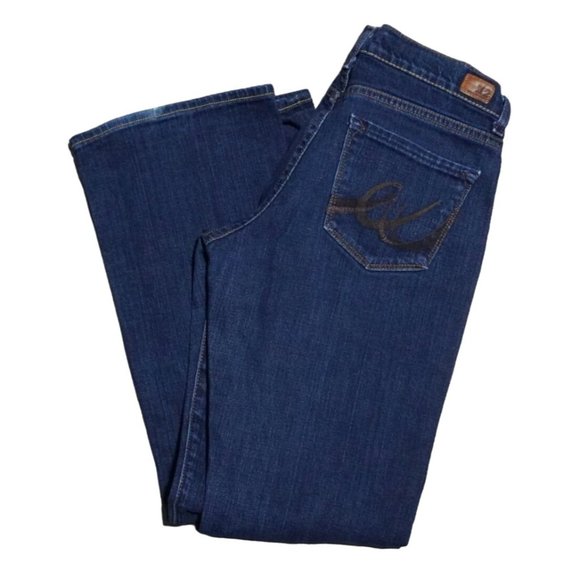 X2 Jeans Curvy Boot Cut Womens Waist 31 Dark Wash Denim - Picture 7 of 13